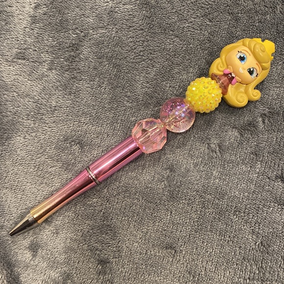 Disney Doorables: Aurora Beaded Pen Pink Sleeping Beauty - Picture 2 of 3